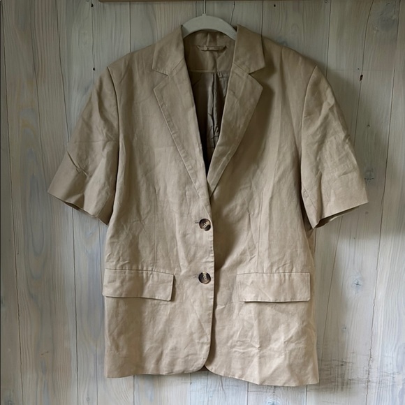 COS Jackets & Blazers - COS Linen Blazer Size 34